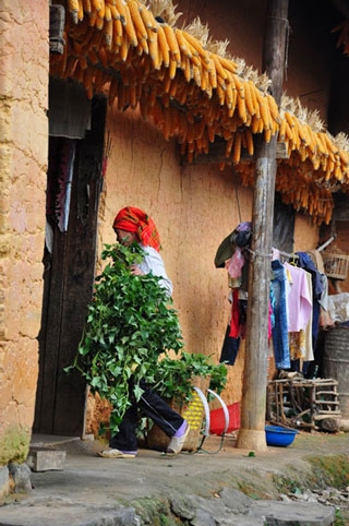 Remote hill tribe villages